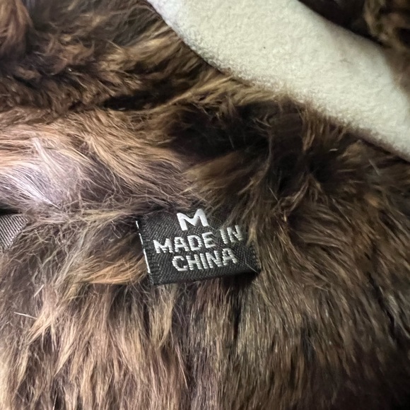 SOLD ! VTG ANDREW MARC Genuine Leather Rabbit Fur Thermolite Jacket - Picture 10 of 16